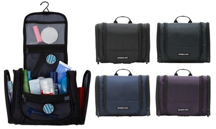 Members Only Hanging Travel Toiletry Bag