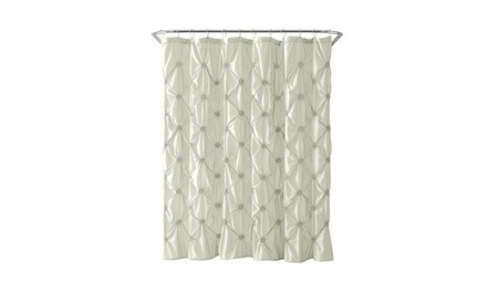 Textured Bathroom Shower Curtain