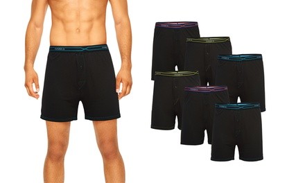 Hanes Men's X-Temp Active Cool Knit Boxers (6- or 9-Pack; S-2XL)