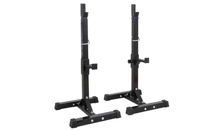 Zeny Adjustable Squad Stands for Home Gym (2-Pack)