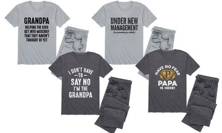 Funny Grandpa Men's Pajama Sets (S-2XL)