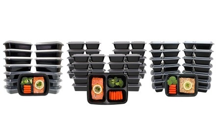 Meal Prep Lunch Box Container Set (30 or 40-Piece)