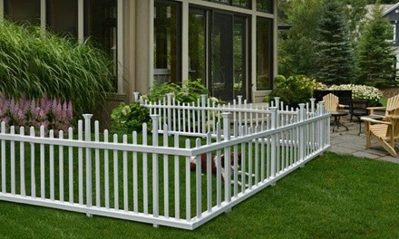 Zippity Madison Vinyl Picket Fence