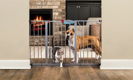 Carlson Extra Wide Pet Gate with Door