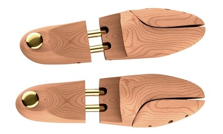 Bluestone Cedar Tree 2-Way Adjustable Shoe Stretchers (1-Pair)