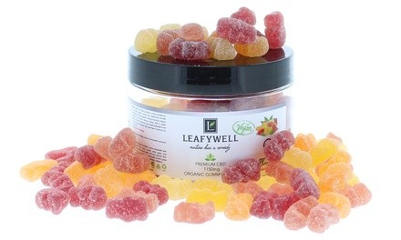 CBD Vegan Gummy Bears from LeafyWell CBD (1150mg)