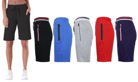 Women's Loose Bermuda Shorts (2-Pack). Plus Sizes Available.