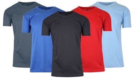 Men's Short Sleeve Moisture-Wicking Wrinkle Free Performance Tee (S-2XL)