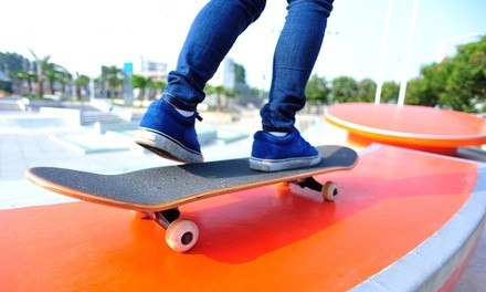 One or Two 40-Minute Private Skateboard Lesson for 1 or 2 Students & Online Course at Go Skate (Up to 72% Off)
