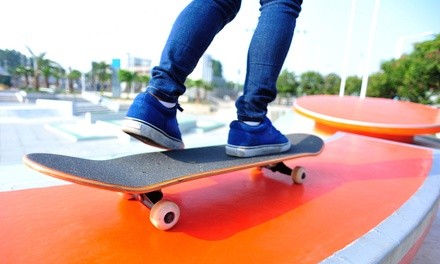 One or Two Private Skateboard Lessons for One or Two Students with Online Course from GoSkate (Up to 72% Off)