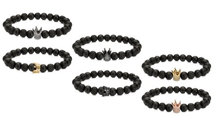 Men's Natural Crown Chakra Bracelet by Akor