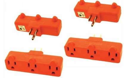 3-Outlet Wall Adapter (3-Pack)