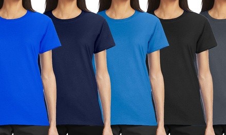 Women's Short-Sleeve T-Shirts (3-Pack). Plus Sizes Available