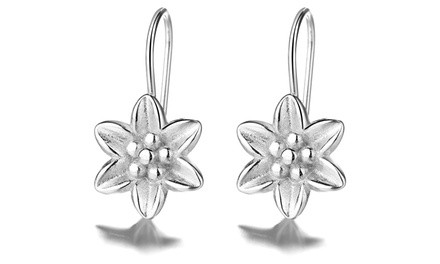 Sterling Silver Lilly Leverback Earrings by Amy & Annette