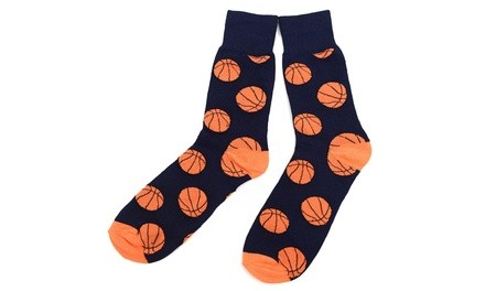 Men's Basketball Novelty Socks