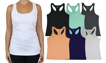 Galaxy by Harvic Women's Moisture-Wicking Racerback Tank (S-3XL)