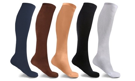 XTF Unisex Anti-Fatigue Compression Socks (3- or 6-Pairs)