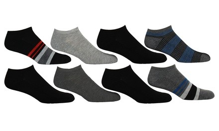 Steve Madden Men's Half-Cushion Low-Cut Athletic Socks (8-Pack)