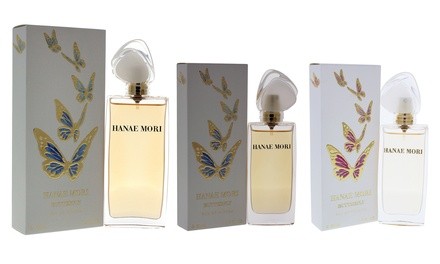 Hanae Mori Butterfly Eau de Parfum or Eau de Toilette for Women. Multiple Sizes Available.