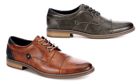 Restoration Men's Justin Lace-Up Cap Toe Oxford Shoes