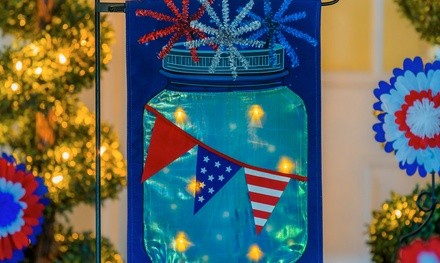 Spring/Summer Solar LED Garden Flag