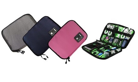 Waloo Universal Portable Electronics, Accessories, and Cable Organizer