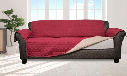 Reversible Furniture Slipcover with Non-Slip Grip