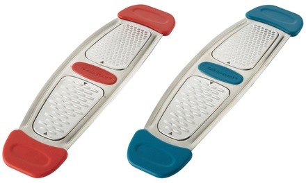 Rachael Ray Stainless Steel Multi-Grater with Silicone Handles