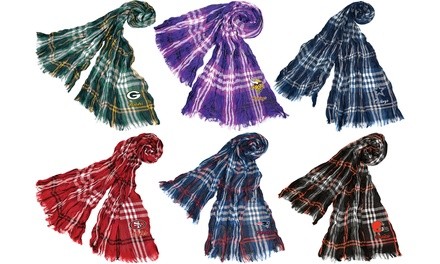 Little Earth NFL Plaid Crinkle Scarf