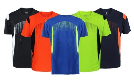 LeeHanTon Men's Geometric Active Performance Tee (2-Pack)(S-2XL)