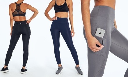 Marika High-Rise Tummy-Control Zipper-Pocket Leggings. Plus Sizes Available.