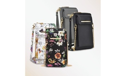 MK Belted Collection All-in-One Wristlet and Crossbody Purse