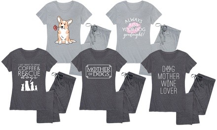 Women's Dog Mom Pajama Set  