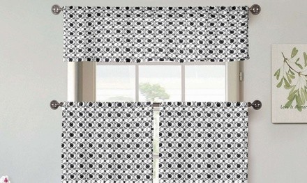 Oralie 3 Piece Tier Kitchen Curtain