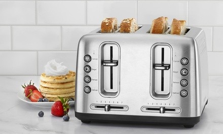 Cuisinart Stainless Steel 4-Slice Toaster with Shade Control (Manufacturer Refurbished)