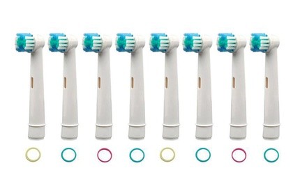 Oscillating Electric Toothbrush Replacement Heads (4-, 8-, 12-, 16-, 24-, or 32-Pack)