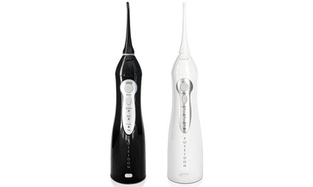 Poseidon Rechargeable Cordless Oral Irrigator with 2 Interchangeable Tips
