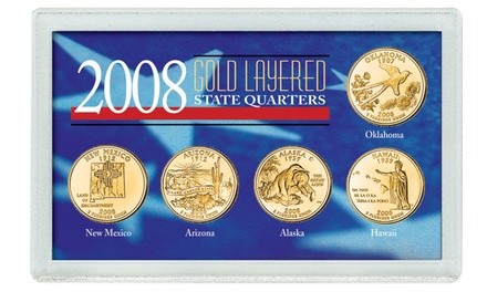 2008 Gold-Layered State Quarters