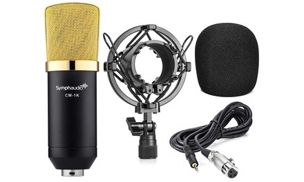 Symphaudio Diaphragm Condenser Microphone with Microphone Sponge