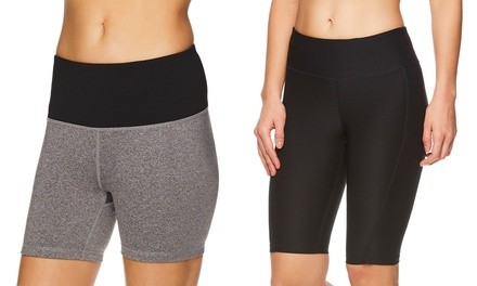 Reebok Women's Quick Training or Uptown High Rise Compression Shorts