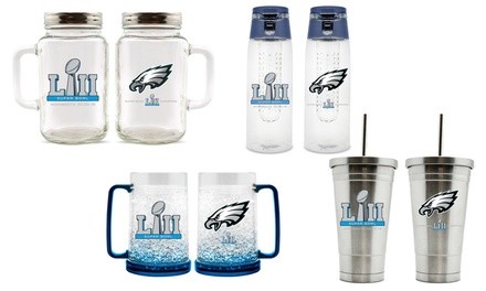 Philadelphia Eagles Super Bowl 52 NFL Champions Drinkware and Canister