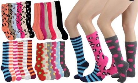 Women's Warm Knee-High Socks (6-Pack)