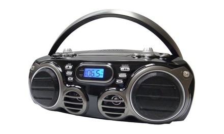 Sylvania Bluetooth Portable Boom Box (Refurbished)