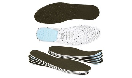 Customizable Height-Increase Fabric Odor-Control Shoe Insoles (12-Pack)