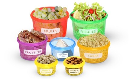 BPA-Free Portion-Control Container Set (14-Piece)