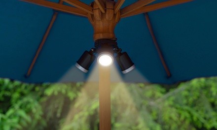 Touch Of ECO 3-in-1 Solar LED Patio Umbrella Spotlight (1, 2, 3-Pack)