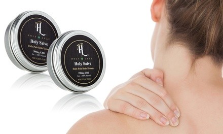 CBD Pain Relief Salves from Holy Leaf (2 Oz.; 250mg or 500mg)