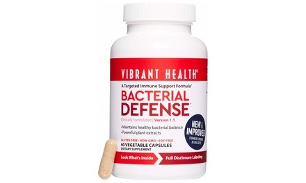 Vibrant Health Bacterial Defense (60-Count)