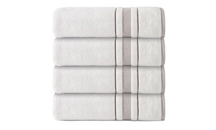 Enchante Home Enchasoft Turkish-Cotton Bath Towel Set (4-Piece)