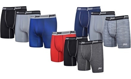 Penn Men's Athletic Performance Boxer Briefs (12-Pack)